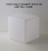 Immagine di Lampada Cubo Galleggiante Da Giardino 30 cm Led RGBW Ricarica Solare IP65 Telecomando