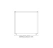 Immagine di Lampada Cubo Luminoso Da Giardino 50x50 cm Geco E27 Intec Light
