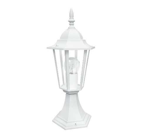 Immagine di Lampioncino Basso da Esterno Classico Bianco 40 cm IP44 Milano Intec