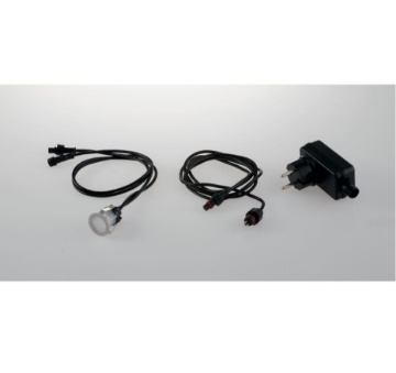 Immagine di Kit 6 Segnapassi Incasso 23mm Led RGB Per Esterno IP67 Con Telecomando Rider Intec