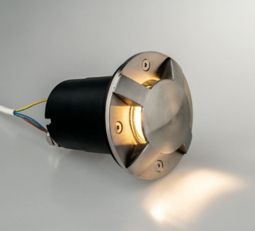 Immagine di Segnapassi Incasso Da Esterno Carrabile Luce 4 Direzioni Hummer R4 IP67 Intec Light