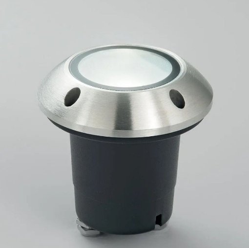 Immagine di Faretto Da Incasso Terra Pavimento Acciaio Carrabile IP67 GU10 Hummer Up Intec Light