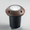 Immagine di Segnapasso Incasso Pavimento Marrone Corten Carrabile IP67 Hummer Up Intec Light
