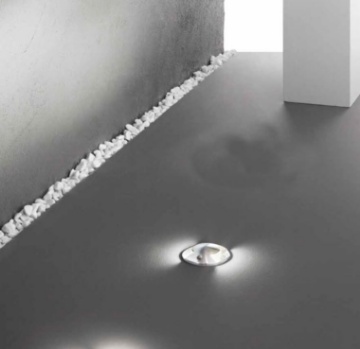 Immagine di Segnapassi Incasso Pavimento Calpestabile Luce 2 Direzioni 1xGU10 IP67