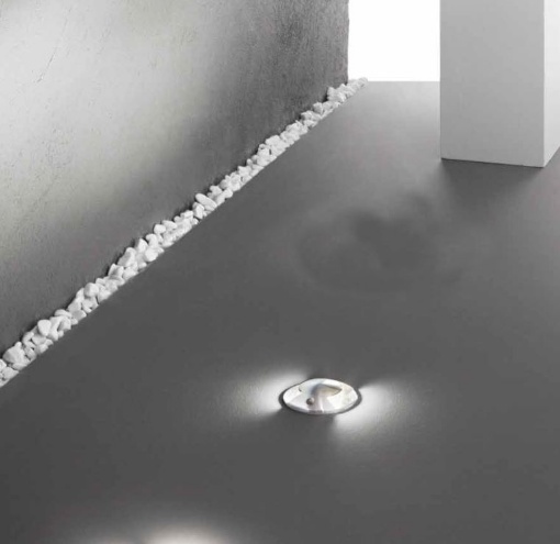 Immagine di Segnapassi Incasso Pavimento Calpestabile Luce 2 Direzioni 1xGU10 IP67