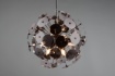 Immagine di Sospensione Discalgo 6 Luci Dischetti Decorativi Metallo e Vetro Cromo Ø54 cm Trio Lighting 