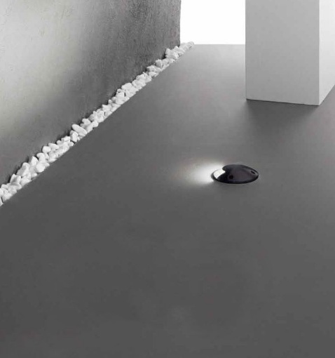 Immagine di Faretto Segnapassi Carrabile Rotondo Acciaio Incasso Luce Laterale IP67