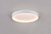 Immagine di Plafoniera Rotonda Led Dip Switch Paralume Metallo Bianco Doha Ø45 cm Trio Lighting