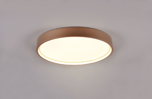 Immagine di Plafoniera Moderna Color Caffè Led Dip Switch 2300k + 3000k + 4000k Doha  Ø45 cm Trio Lighting