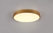 Immagine di Plafoniera Rotonda Ottone Led Integrato Luce Calda e Naturale Doha Ø45 cm Trio Lighting