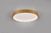 Immagine di Plafoniera Rotonda Ottone Led Integrato Luce Calda e Naturale Doha Ø45 cm Trio Lighting
