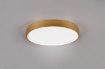 Immagine di Plafoniera Rotonda Ottone Led Integrato Luce Calda e Naturale Doha Ø45 cm Trio Lighting