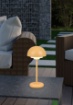 Immagine di Lumetto da Appoggio Giallo Portatile Led Sensore Touch e USB Elliot IP44 Trio Lighting