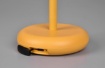 Immagine di Lumetto da Appoggio Giallo Portatile Led Sensore Touch e USB Elliot IP44 Trio Lighting