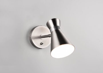 Immagine di Applique Faretto Spot Doppio Cono Orientabile 1xE27 Enzo Nichel Trio Lighting