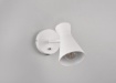 Immagine di Faretto Doppio Cono Spot Orientabile 1xE27 Enzo Bianco Trio Lighting 