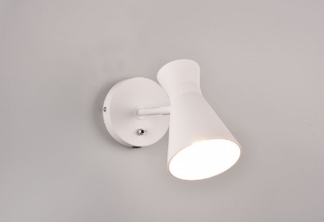 Immagine di Faretto Doppio Cono Spot Orientabile 1xE27 Enzo Bianco Trio Lighting 