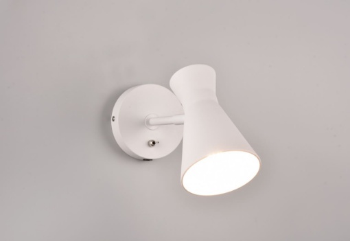 Immagine di Faretto Doppio Cono Spot Orientabile 1xE27 Enzo Bianco Trio Lighting 
