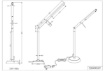 Immagine di Lampada Led da Scrivania Filigran Nichel Sensore Touch Dimmer Trio Lighting 