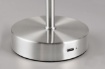 Immagine di Lumetto Led Nichel con Sensore Touch e USB Jeff H30 cm Trio Lighting 