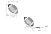 Immagine di Lampada per Ragazzi Decorativa da Comodino Pallone Football Led RGBW Trio Lighting