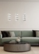 Immagine di Sospensione In Linea 3 Spirali Led 24w 4000k Dimmerabile Cromo Laola Trio Lighting