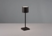 Immagine di Lumetto Fernandez Nero Led CCT con Sensore Touch Dimmer  e USB H38 cm IP54 Trio Lighting