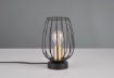 Immagine di Lumetto Gabbia Metallo Nero e Ottone Grid 1xE27 Trio Lighting 