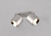 Immagine di Doppio Faretto Spots Orientabili Guayana Nichel 2xGU10 Trio Lighting