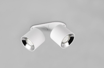 Immagine di Faretto Bianco 2xGU10 Spots Orientabili Guayana Trio Lighting