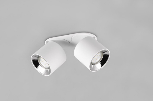 Immagine di Faretto Bianco 2xGU10 Spots Orientabili Guayana Trio Lighting