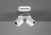 Immagine di Faretto Bianco 2xGU10 Spots Orientabili Guayana Trio Lighting