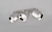 Immagine di Lampada da Soffitto Faretti Spots Orientabili Guayana Nichel 3xGU10 Trio Lighting 