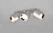 Immagine di Lampada da Soffitto Faretti Spots Orientabili Guayana Nichel 3xGU10 Trio Lighting 