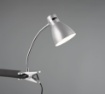 Picture of Lampada Alluminio e Cromo Braccio Flessibile da Studio con Pinza 1xE27 Harvey Trio Lighting
