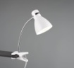 Immagine di Lampada da Studio Bianca Braccio Cromo Flessibile con Pinza 1xE27 Harvey Trio Lighting 