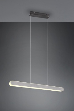 Immagine di Sospensione Lineare Alluminio per Ufficio Helios Led Dimmer CCT Trio Lighting 