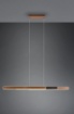 Immagine di Lampada a Sospensione Lineare Color Caffè Helios Led Dimmer CCT Trio Lighting