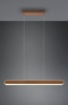 Immagine di Lampada a Sospensione Lineare Color Caffè Helios Led Dimmer CCT Trio Lighting