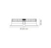 Immagine di Faretto Incasso Rotondo 22 cm Led RGBW Xanto R220 24V Intec Light