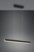 Immagine di Sospensione Lineare Nera Per Ufficio Helios Led 48w Dimmerabile CCT Trio Lighting 