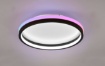 Immagine di Plafoniera Rotonda Bordo Nero Led RGBW Dimmer Hiko Ø39 cm Trio Lighting 