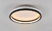 Immagine di Plafoniera Rotonda Bordo Nero Led RGBW Dimmer Hiko Ø39 cm Trio Lighting 