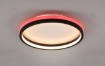 Immagine di Plafoniera Rotonda Bordo Nero Led RGBW Dimmer Hiko Ø39 cm Trio Lighting 