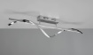 Immagine di Plafoniera Isabel Cromo Design Onda Led 4000k Switch Dimmer Trio Lighting 
