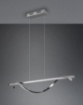 Immagine di Sospensione Isabel Cromo Design Ondulato Led 4000k Switch Dimmer Trio Lighting 