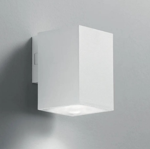 Immagine di Applique Led CCT Cubo Bianco Per Esterno IP65 Polo Q1 Intec Light