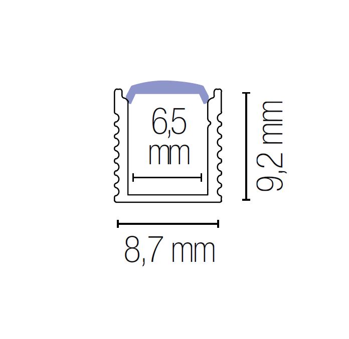 profilo angolare fermacarico in plastica C AVP B - joint system