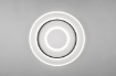 Immagine di Plafoniera Applique Rotonda Design Futuristico Led Dimmer CCT Jora Ø60 cm Trio Lighting 
