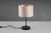 Immagine di Lumetto Contemporaneo da Comodino Julieta Paralume Velluto Beige e Oro 1xE27 Trio Lighting